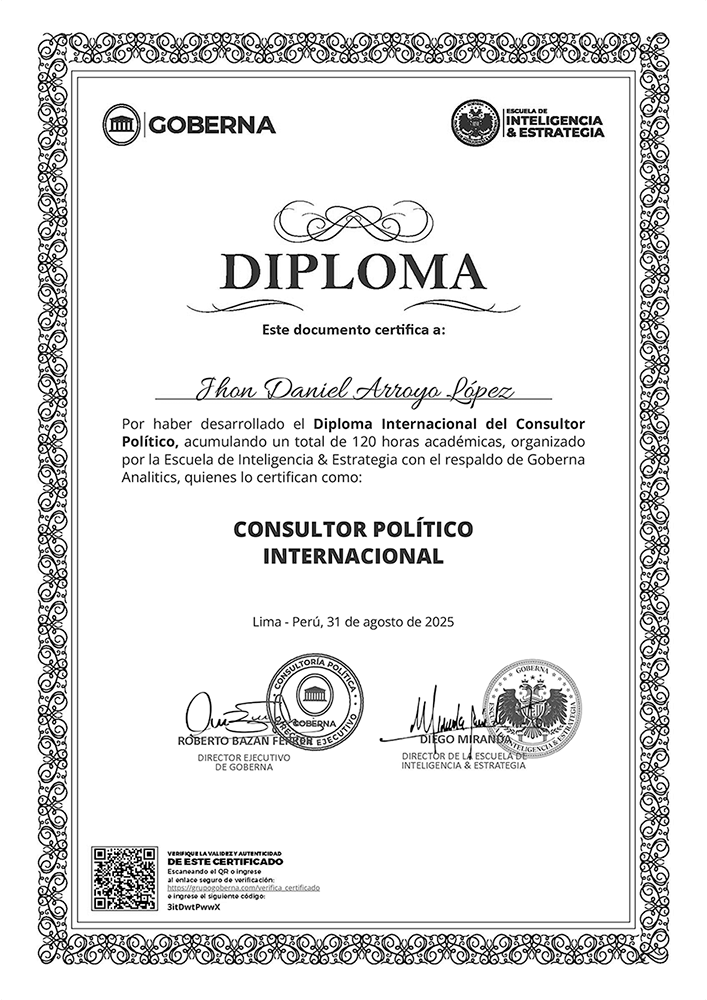 Diploma Consultor Político